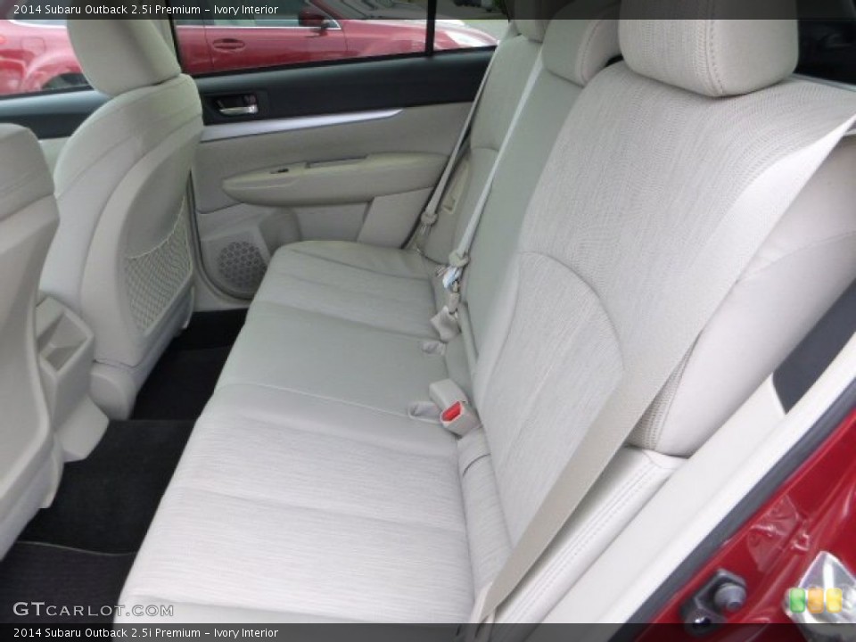 Ivory Interior Rear Seat for the 2014 Subaru Outback 2.5i Premium #82166669