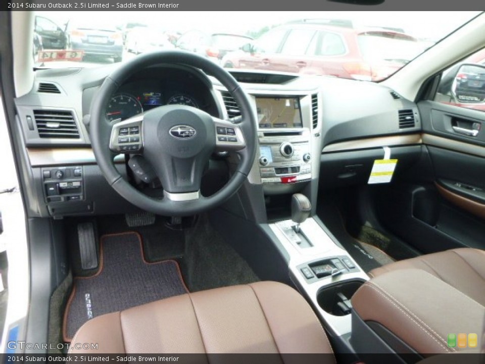 Saddle Brown Interior Prime Interior for the 2014 Subaru Outback 2.5i Limited #82167170