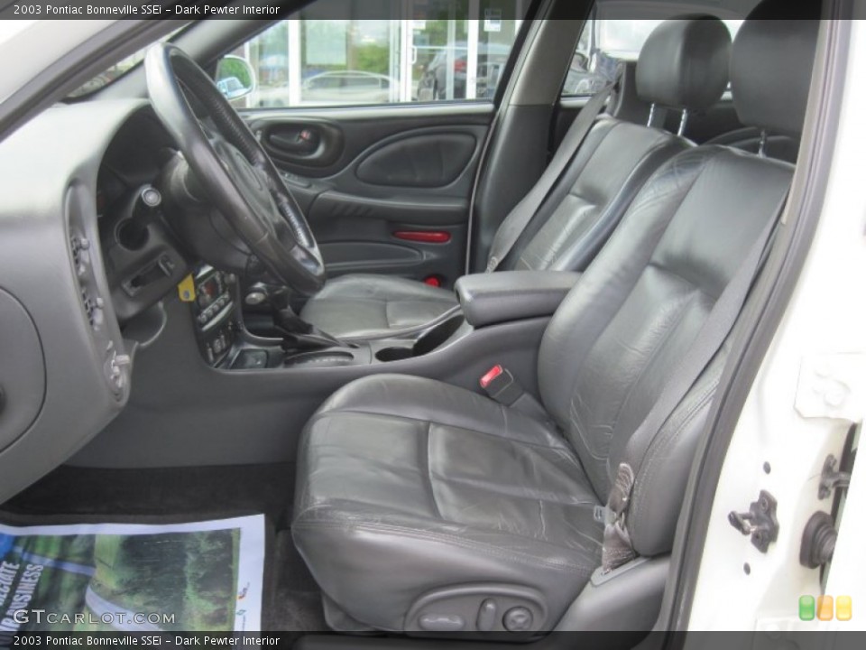 Dark Pewter Interior Front Seat for the 2003 Pontiac Bonneville SSEi #82167526