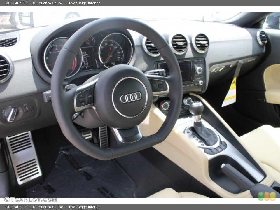 Luxor Beige Interior Dashboard for the 2013 Audi TT 2.0T quattro Coupe #82167540