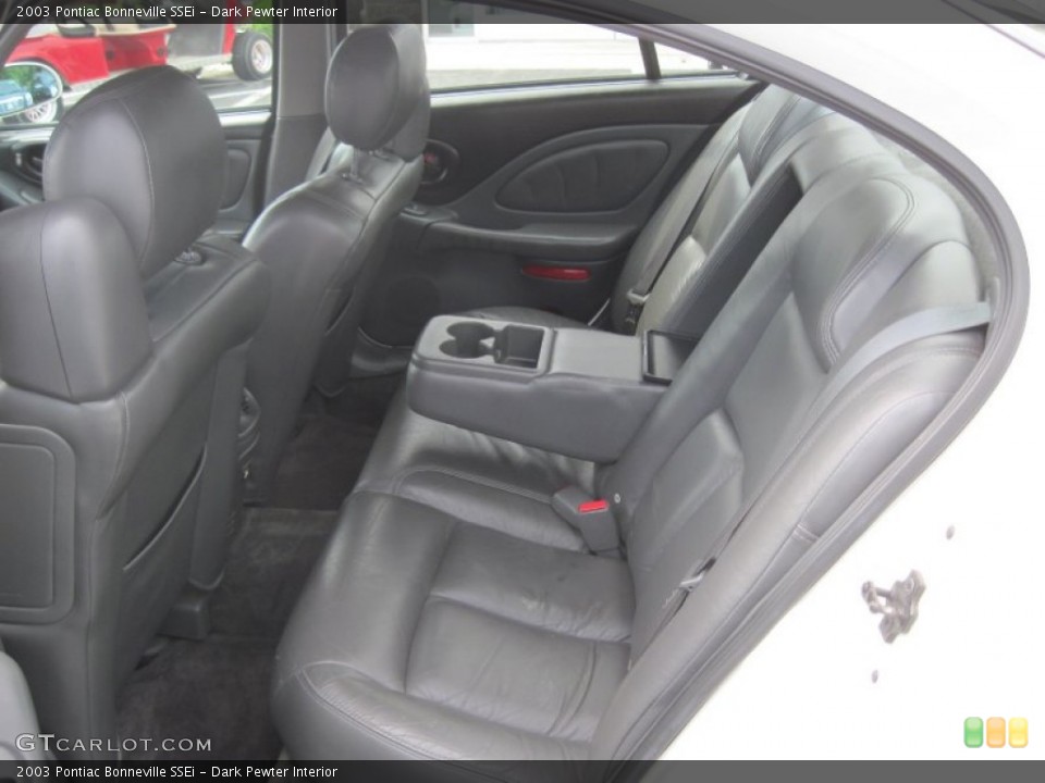 Dark Pewter Interior Rear Seat for the 2003 Pontiac Bonneville SSEi #82167555