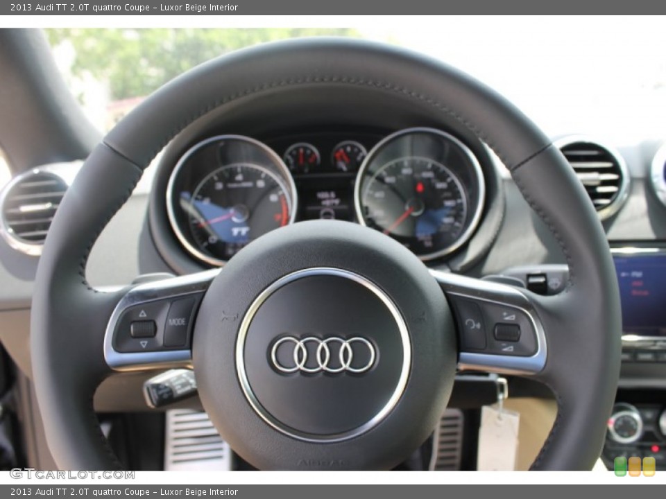 Luxor Beige Interior Steering Wheel for the 2013 Audi TT 2.0T quattro Coupe #82167755