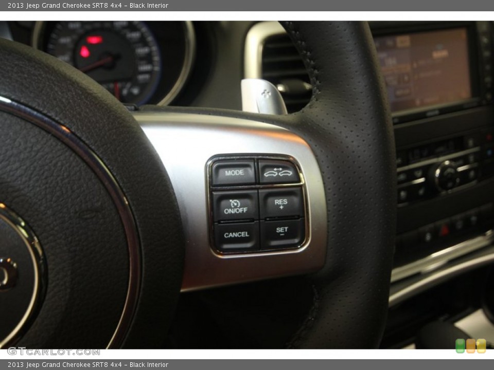 Black Interior Controls for the 2013 Jeep Grand Cherokee SRT8 4x4 #82169357