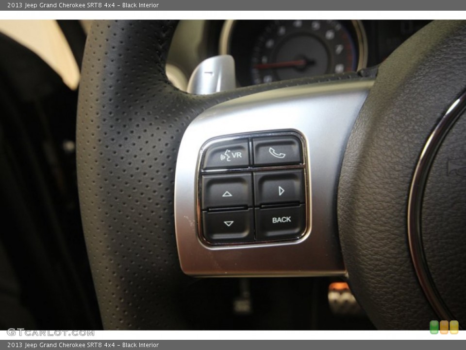 Black Interior Controls for the 2013 Jeep Grand Cherokee SRT8 4x4 #82169369