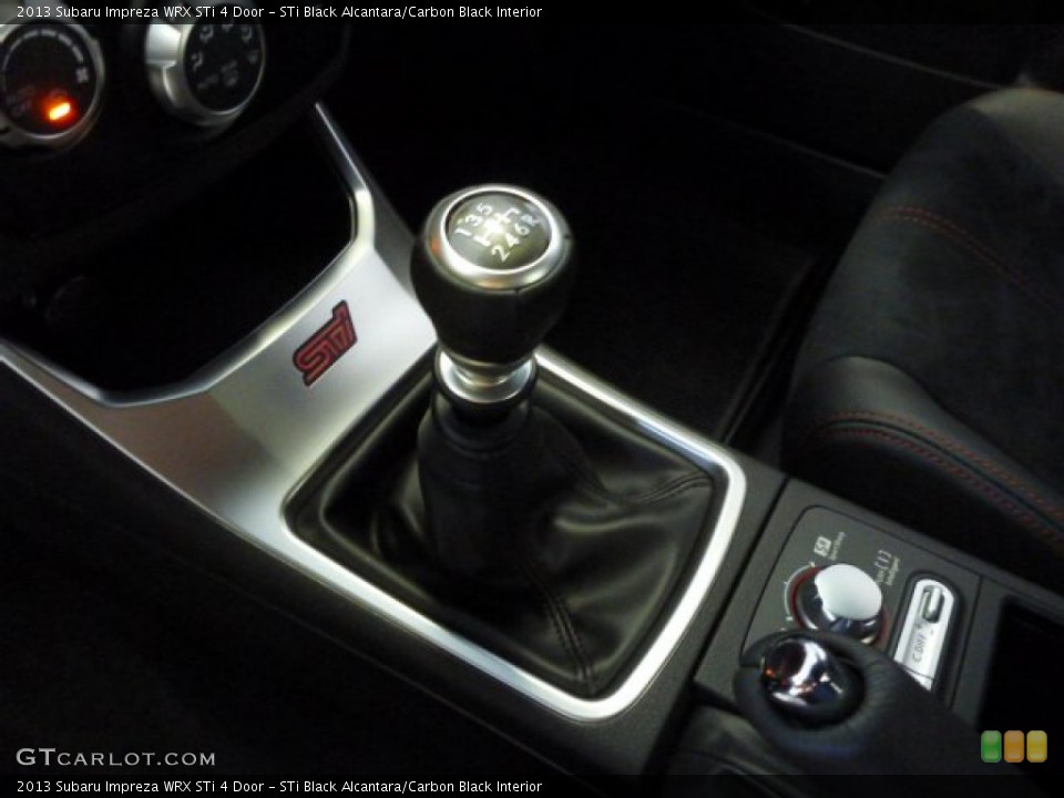 STi Black Alcantara/Carbon Black Interior Transmission for the 2013 Subaru Impreza WRX STi 4 Door #82172774