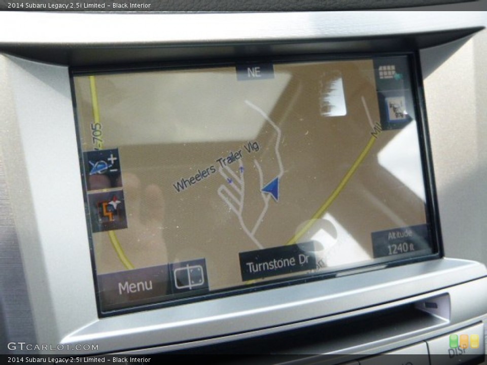 Black Interior Navigation for the 2014 Subaru Legacy 2.5i Limited #82173630