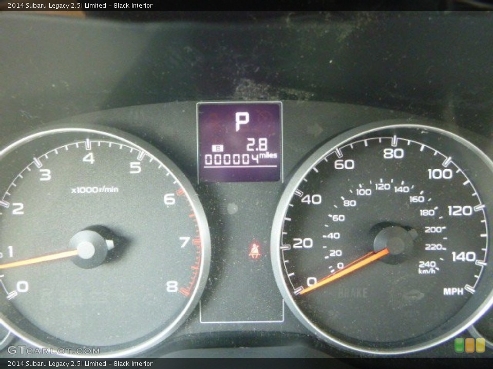 Black Interior Gauges for the 2014 Subaru Legacy 2.5i Limited #82173695