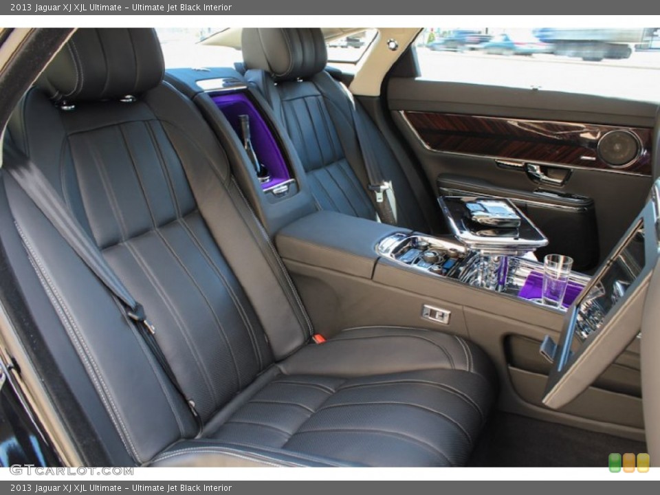 Ultimate Jet Black Interior Rear Seat for the 2013 Jaguar XJ XJL Ultimate #82174772