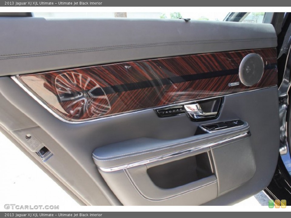 Ultimate Jet Black Interior Door Panel for the 2013 Jaguar XJ XJL Ultimate #82174836