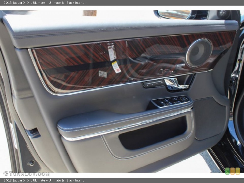 Ultimate Jet Black Interior Door Panel for the 2013 Jaguar XJ XJL Ultimate #82174930