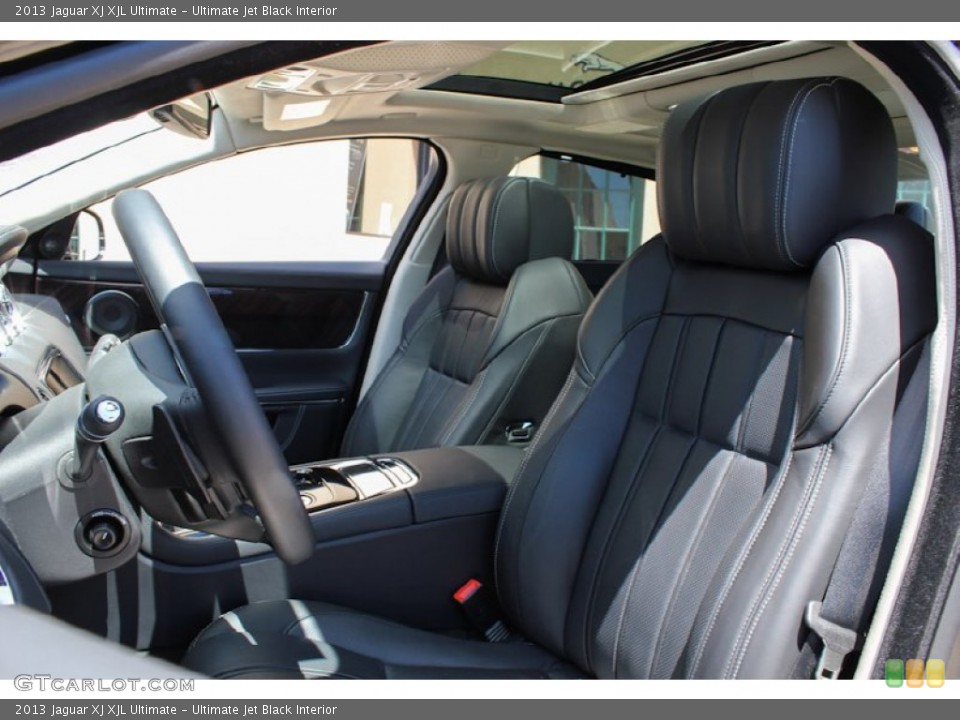 Ultimate Jet Black Interior Front Seat for the 2013 Jaguar XJ XJL Ultimate #82174955