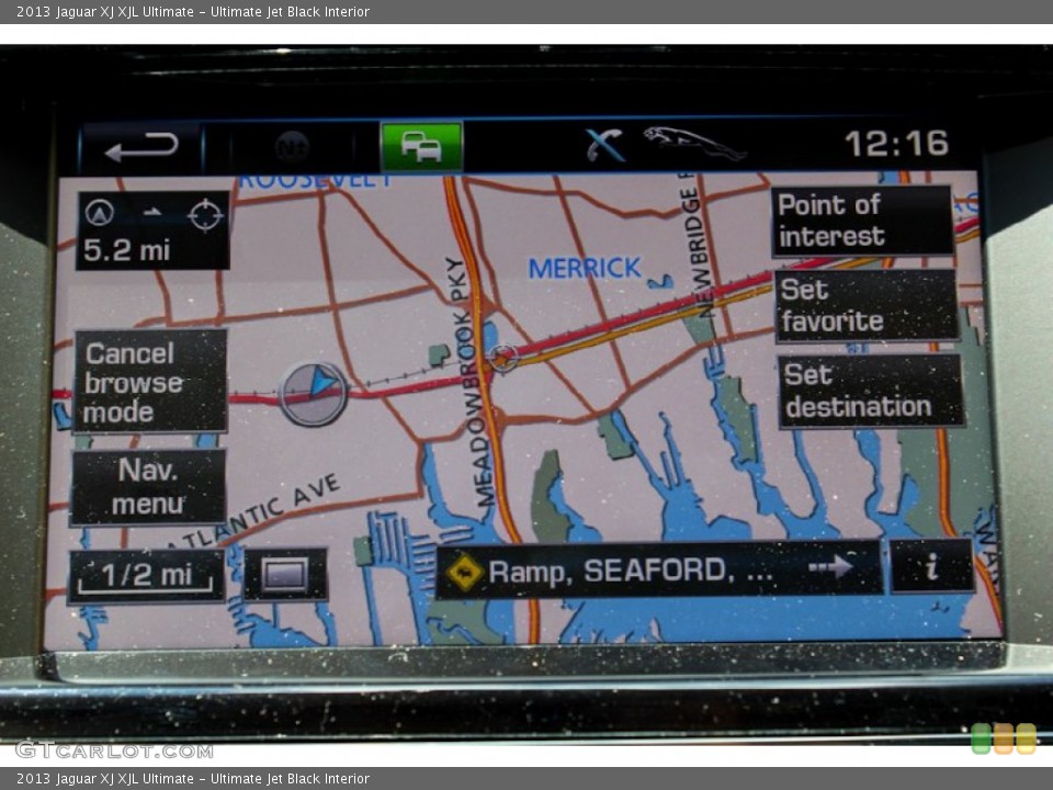 Ultimate Jet Black Interior Navigation for the 2013 Jaguar XJ XJL Ultimate #82175033