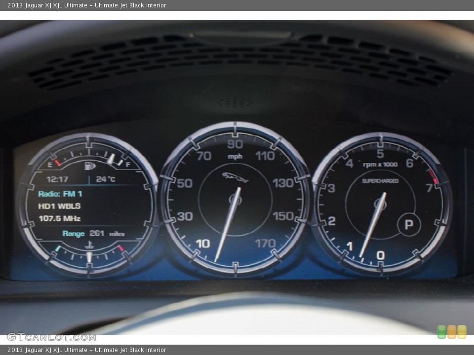 Ultimate Jet Black Interior Gauges for the 2013 Jaguar XJ XJL Ultimate #82175102