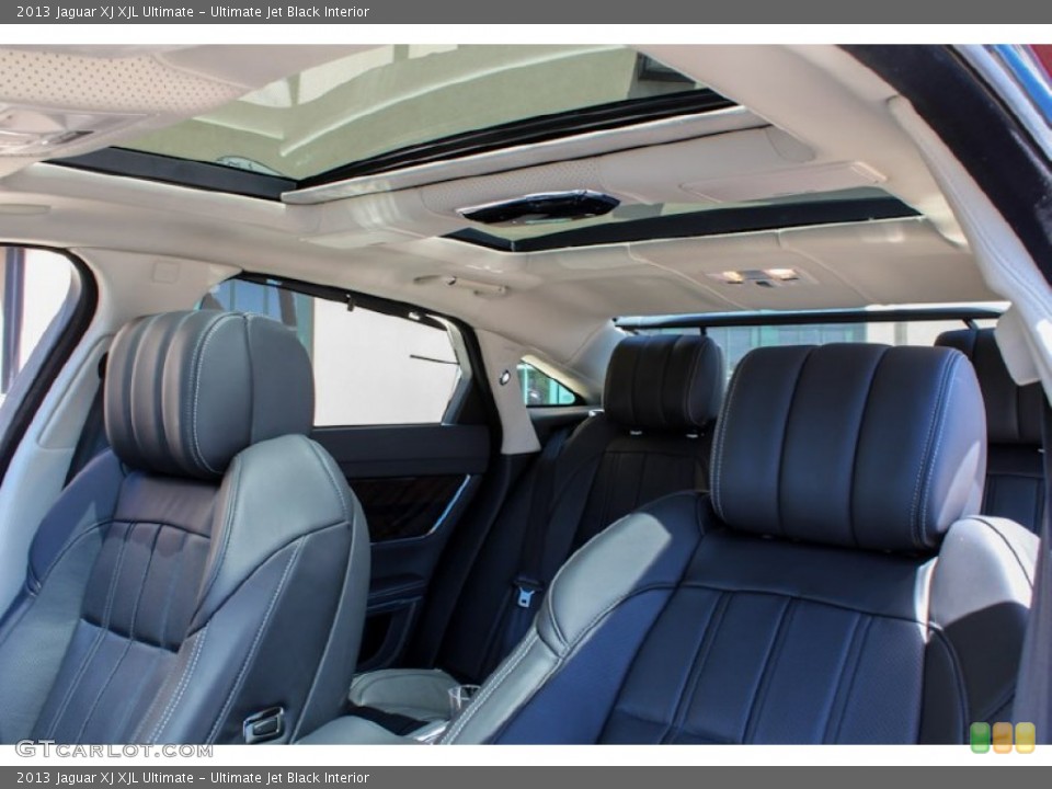 Ultimate Jet Black 2013 Jaguar XJ Interiors