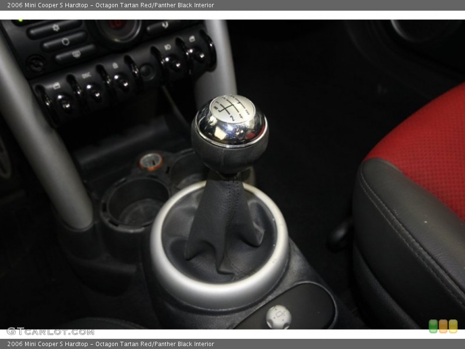 Octagon Tartan Red/Panther Black Interior Transmission for the 2006 Mini Cooper S Hardtop #82176746