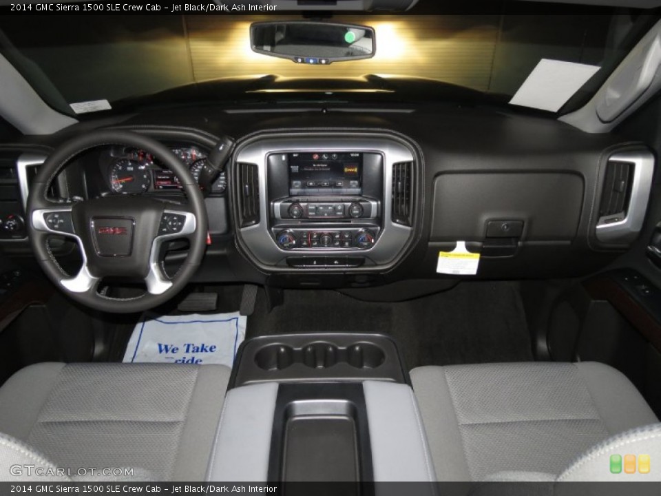 Jet Black/Dark Ash Interior Dashboard for the 2014 GMC Sierra 1500 SLE Crew Cab #82178092