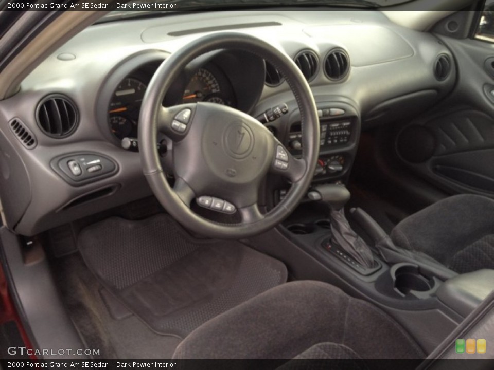 Dark Pewter Interior Prime Interior for the 2000 Pontiac Grand Am SE Sedan #82182678