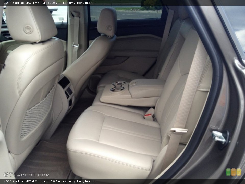 Titanium/Ebony Interior Rear Seat for the 2011 Cadillac SRX 4 V6 Turbo AWD #82183031