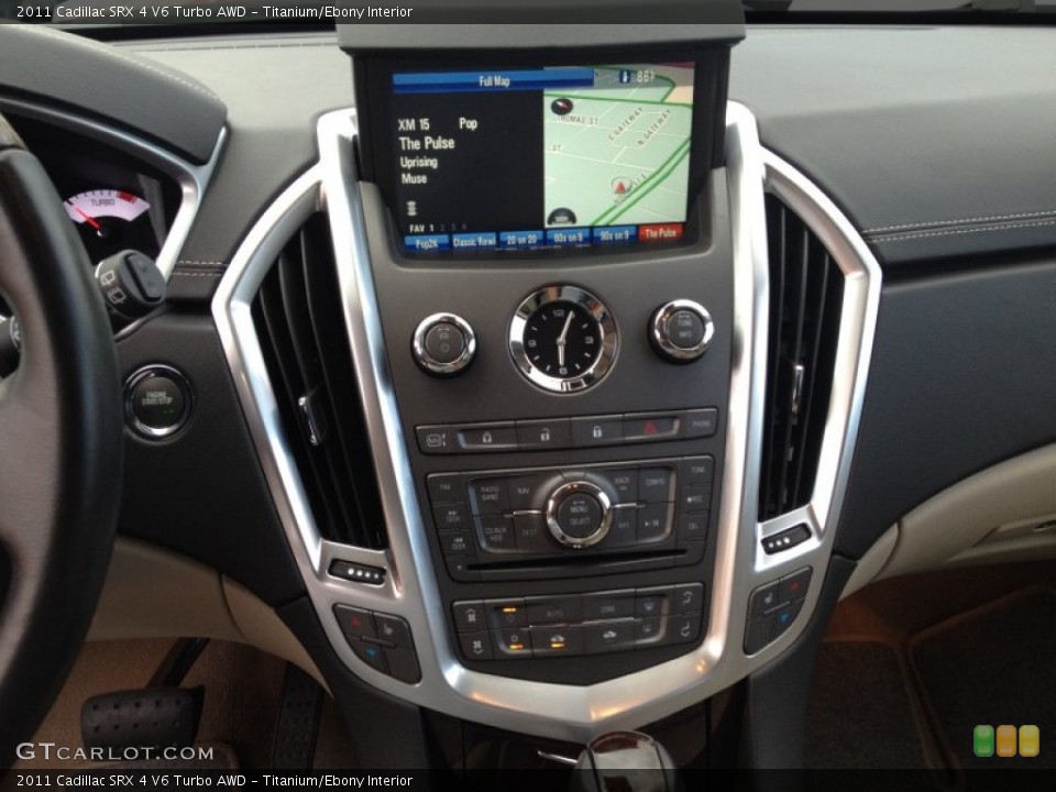 Titanium/Ebony Interior Controls for the 2011 Cadillac SRX 4 V6 Turbo AWD #82183197