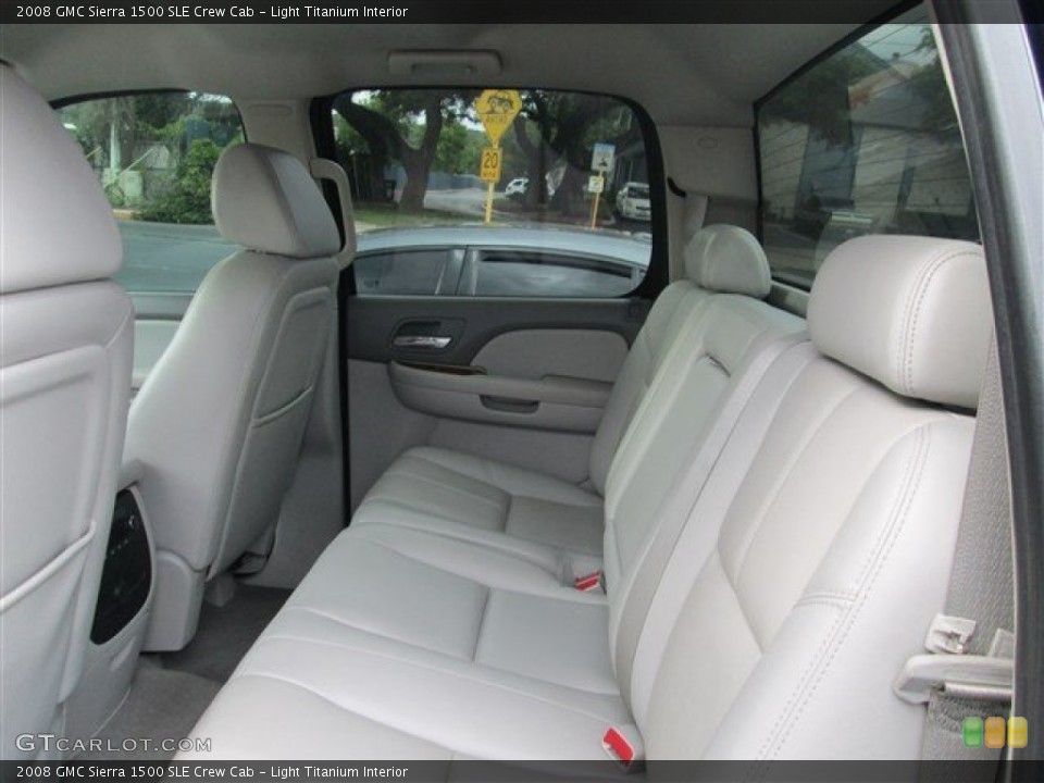 Light Titanium Interior Rear Seat for the 2008 GMC Sierra 1500 SLE Crew Cab #82183790