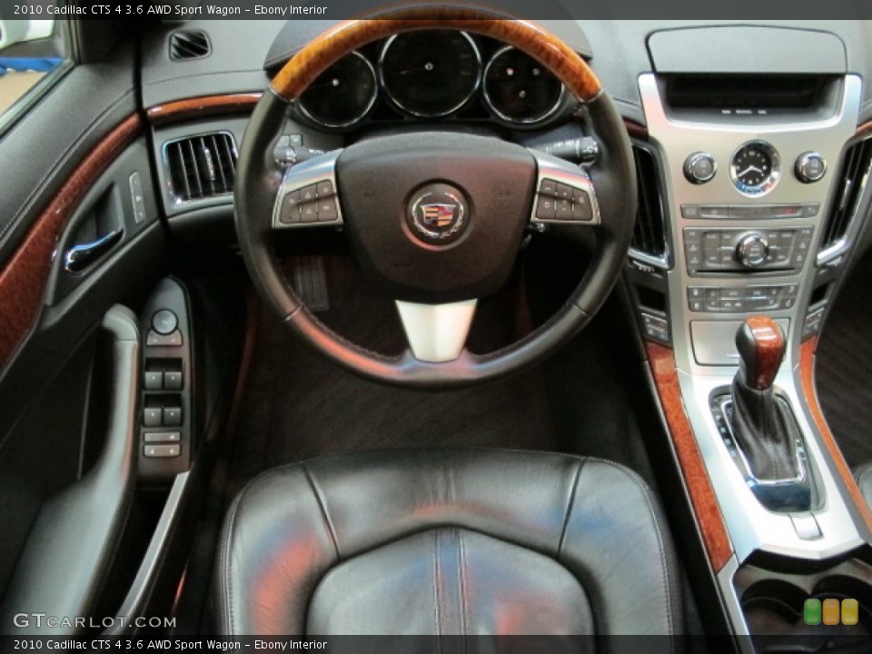 Ebony Interior Dashboard for the 2010 Cadillac CTS 4 3.6 AWD Sport Wagon #82184375