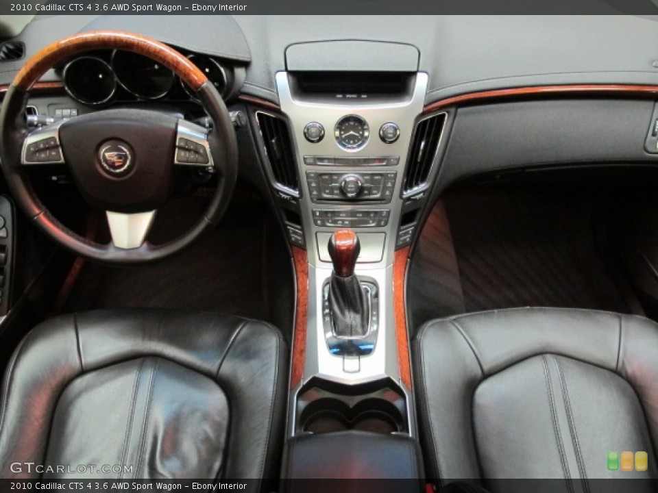 Ebony Interior Dashboard for the 2010 Cadillac CTS 4 3.6 AWD Sport Wagon #82184399