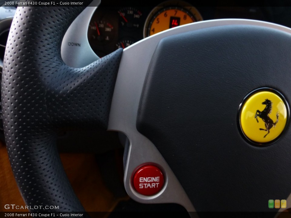 Cuoio Interior Controls for the 2008 Ferrari F430 Coupe F1 #82201575