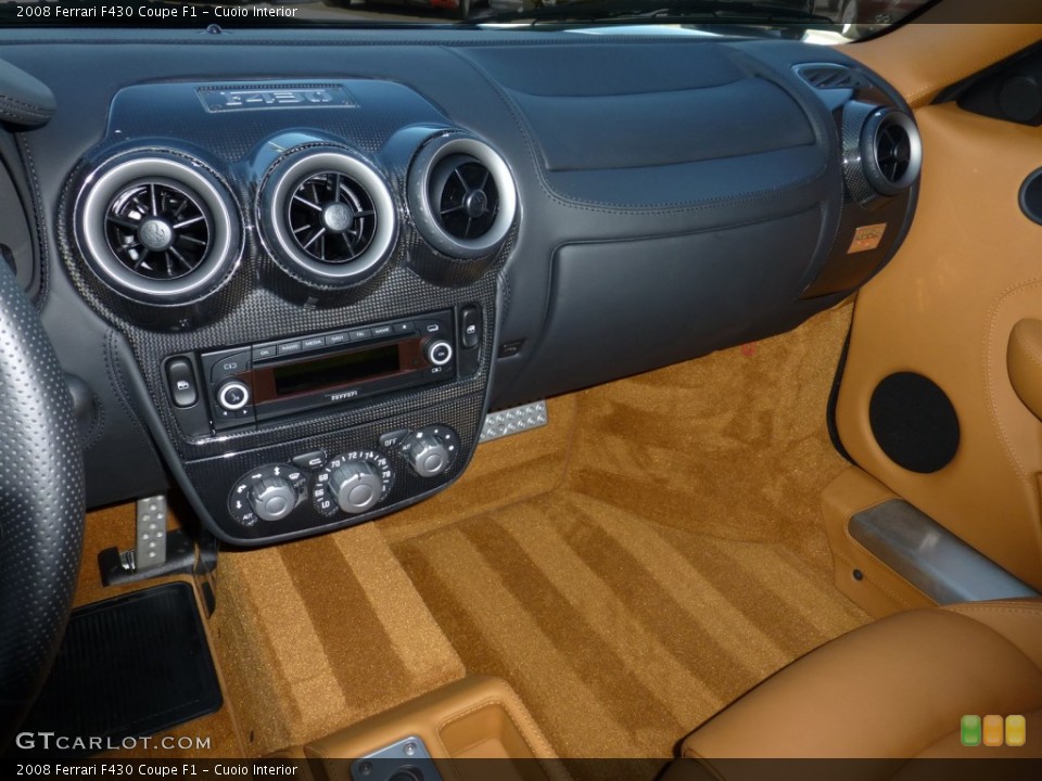 Cuoio Interior Controls for the 2008 Ferrari F430 Coupe F1 #82201748