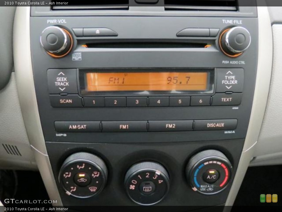 Ash Interior Audio System for the 2010 Toyota Corolla LE #82201827