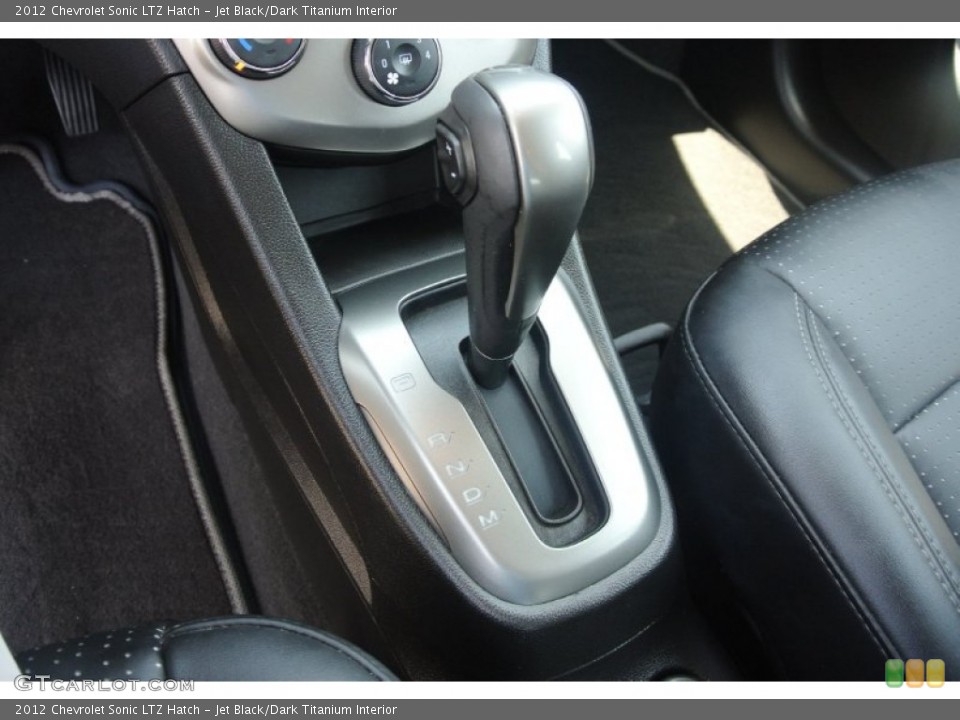 Jet Black/Dark Titanium Interior Transmission for the 2012 Chevrolet Sonic LTZ Hatch #82202934
