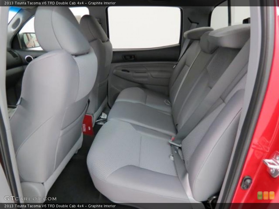 Graphite Interior Rear Seat for the 2013 Toyota Tacoma V6 TRD Double Cab 4x4 #82203096