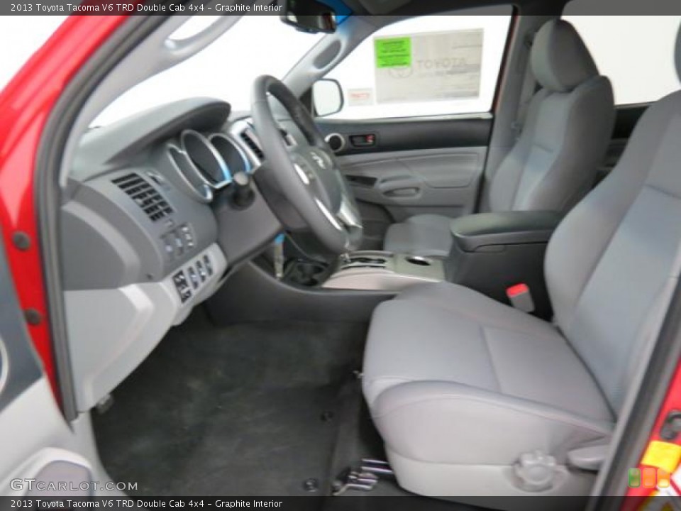 Graphite Interior Front Seat for the 2013 Toyota Tacoma V6 TRD Double Cab 4x4 #82203132
