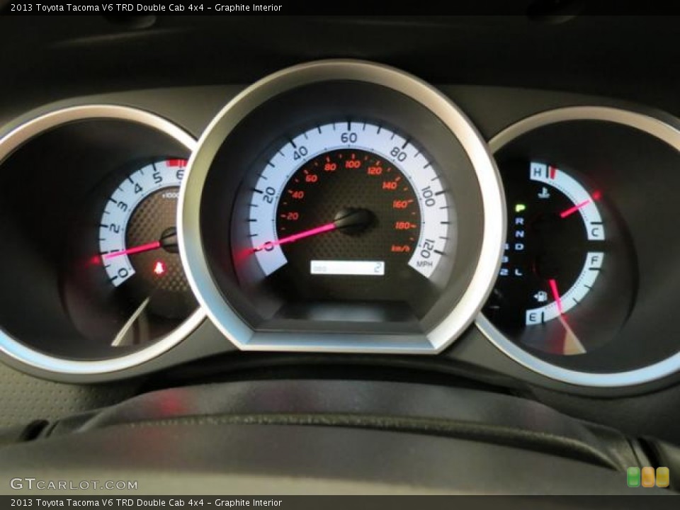 Graphite Interior Gauges for the 2013 Toyota Tacoma V6 TRD Double Cab 4x4 #82203180
