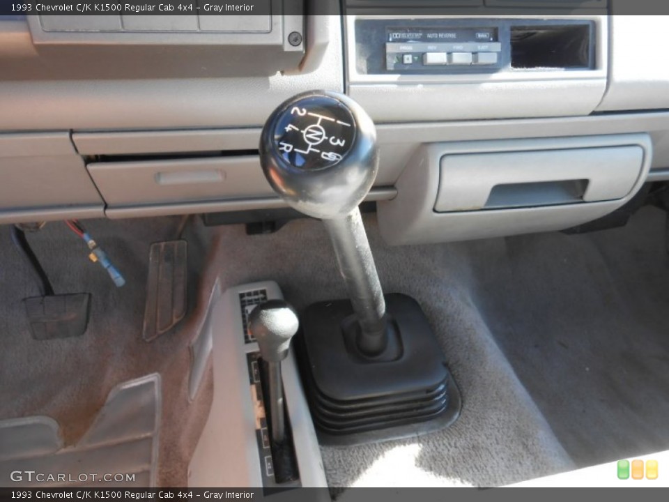 Gray Interior Transmission for the 1993 Chevrolet C/K K1500 Regular Cab 4x4 #82204137