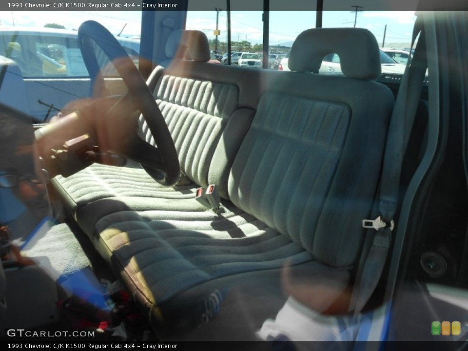 Gray Interior Front Seat for the 1993 Chevrolet C/K K1500 Regular Cab 4x4 #82204281