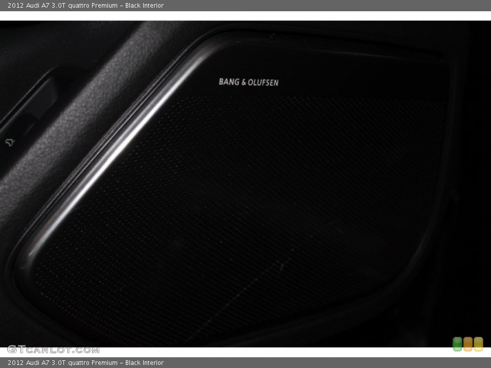 Black Interior Audio System for the 2012 Audi A7 3.0T quattro Premium #82206440