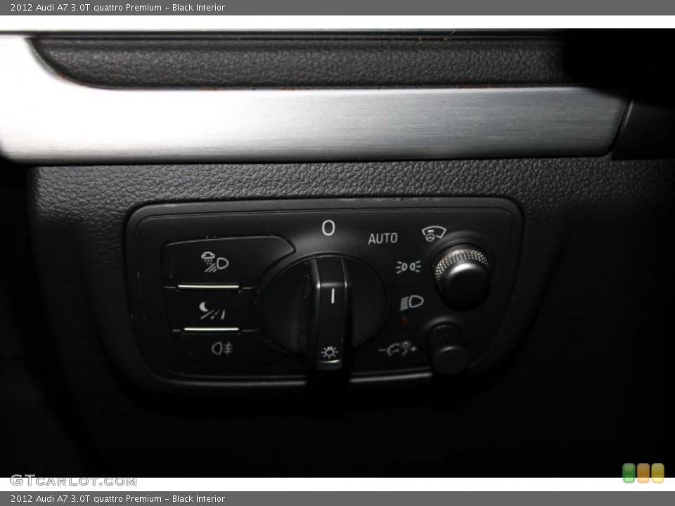 Black Interior Controls for the 2012 Audi A7 3.0T quattro Premium #82206510