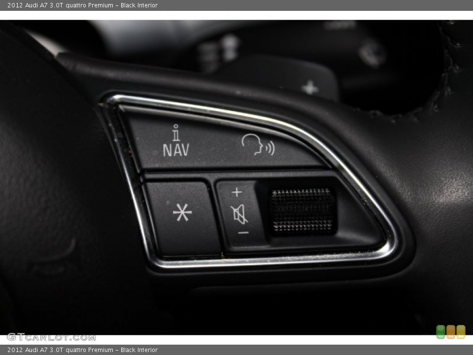 Black Interior Controls for the 2012 Audi A7 3.0T quattro Premium #82206534