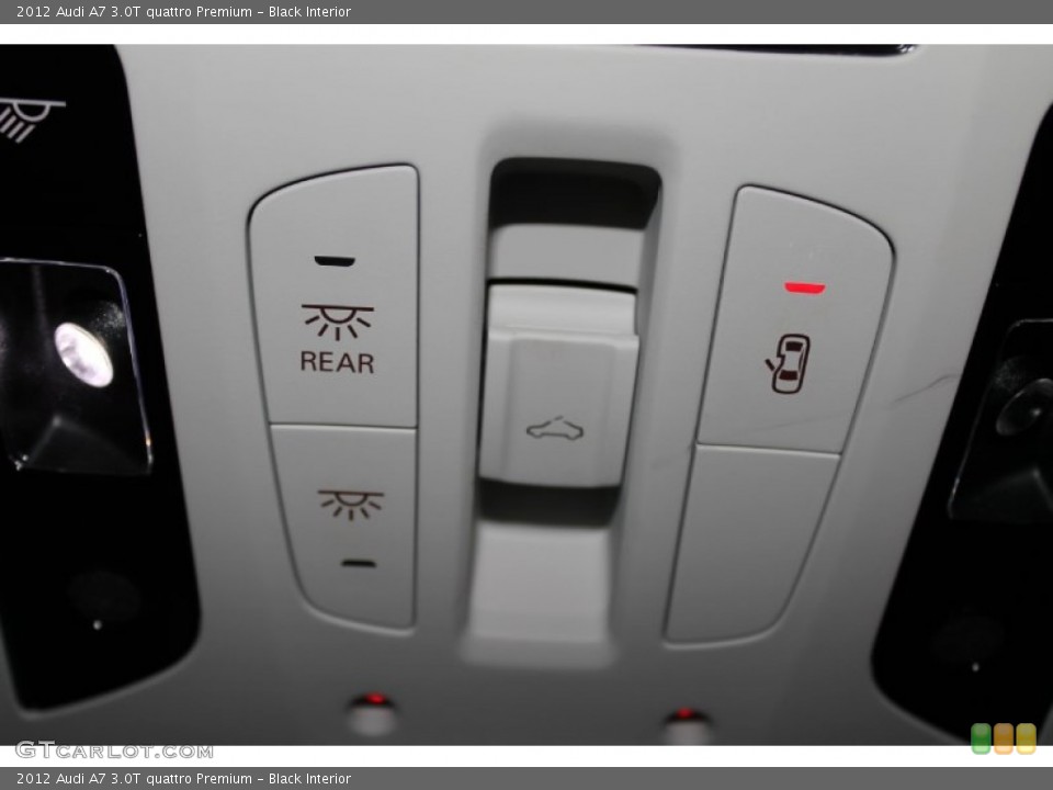 Black Interior Controls for the 2012 Audi A7 3.0T quattro Premium #82206720