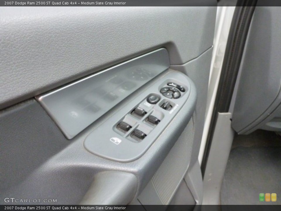 Medium Slate Gray Interior Controls for the 2007 Dodge Ram 2500 ST Quad Cab 4x4 #82208463