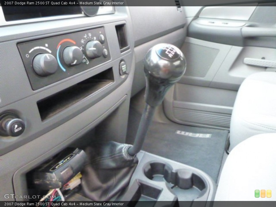 Medium Slate Gray Interior Transmission for the 2007 Dodge Ram 2500 ST Quad Cab 4x4 #82208519