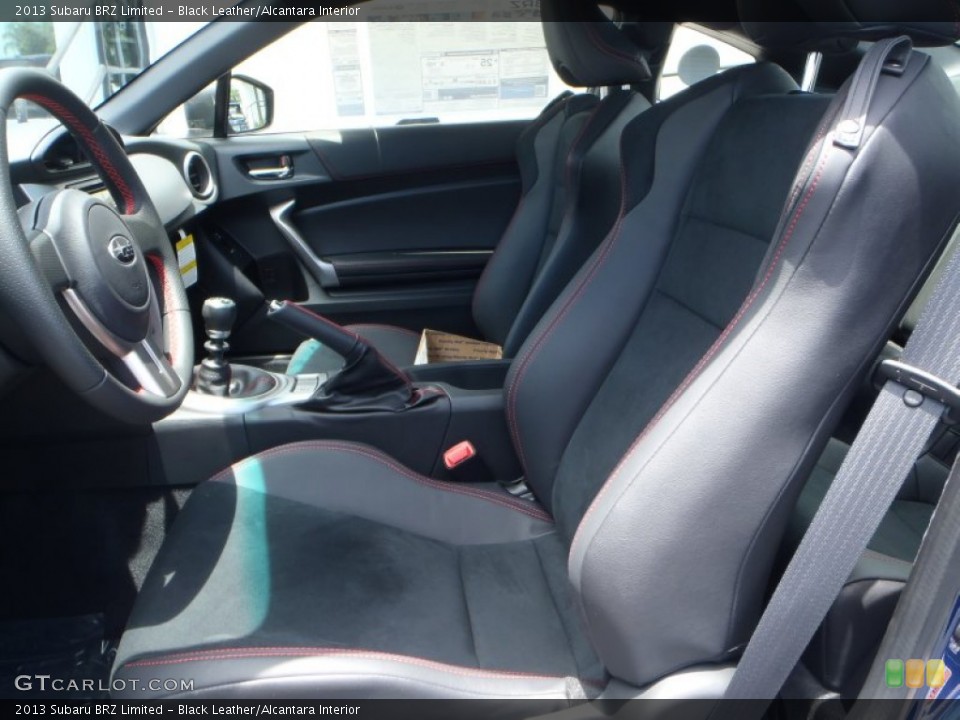 Black Leather/Alcantara Interior Front Seat for the 2013 Subaru BRZ Limited #82216360