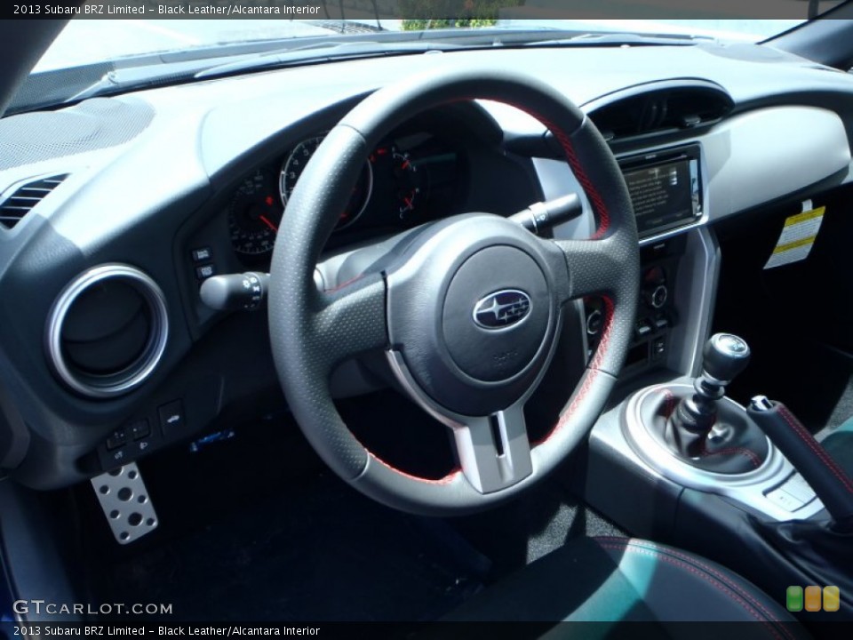 Black Leather/Alcantara Interior Steering Wheel for the 2013 Subaru BRZ Limited #82216397
