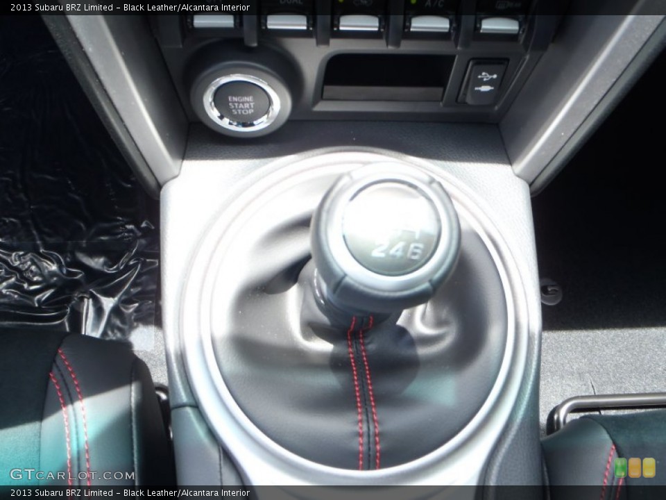 Black Leather/Alcantara Interior Transmission for the 2013 Subaru BRZ Limited #82216530