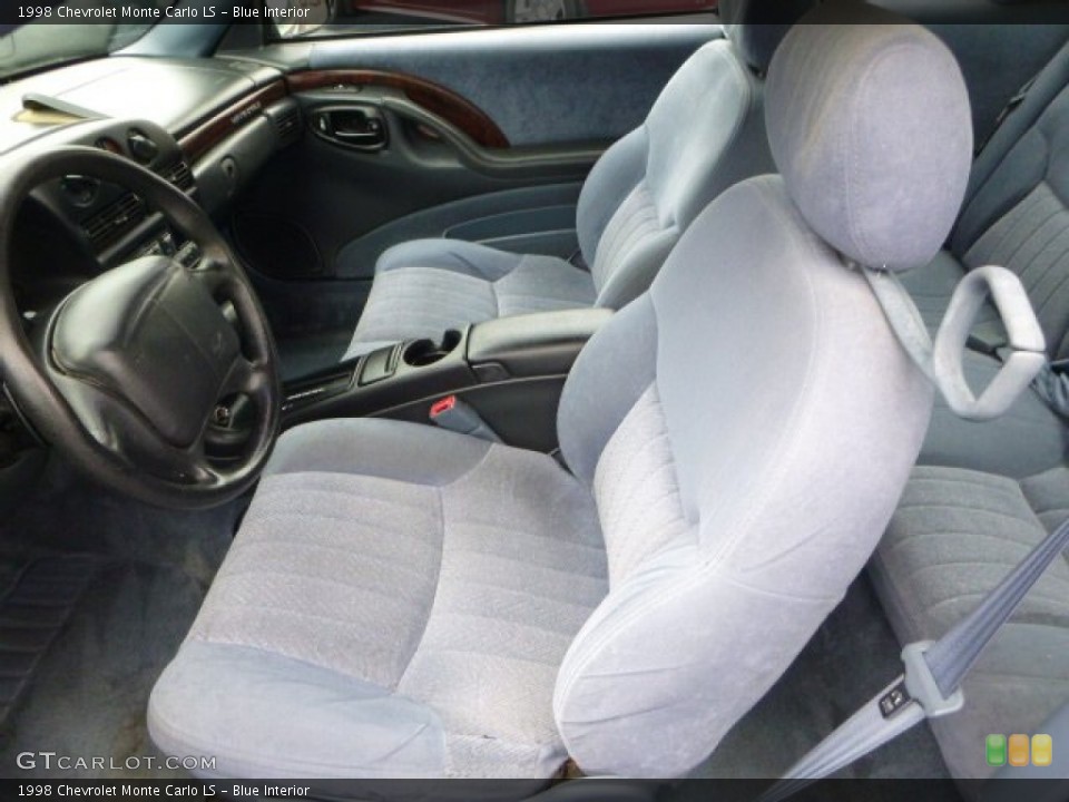 Blue Interior Front Seat for the 1998 Chevrolet Monte Carlo LS #82216679