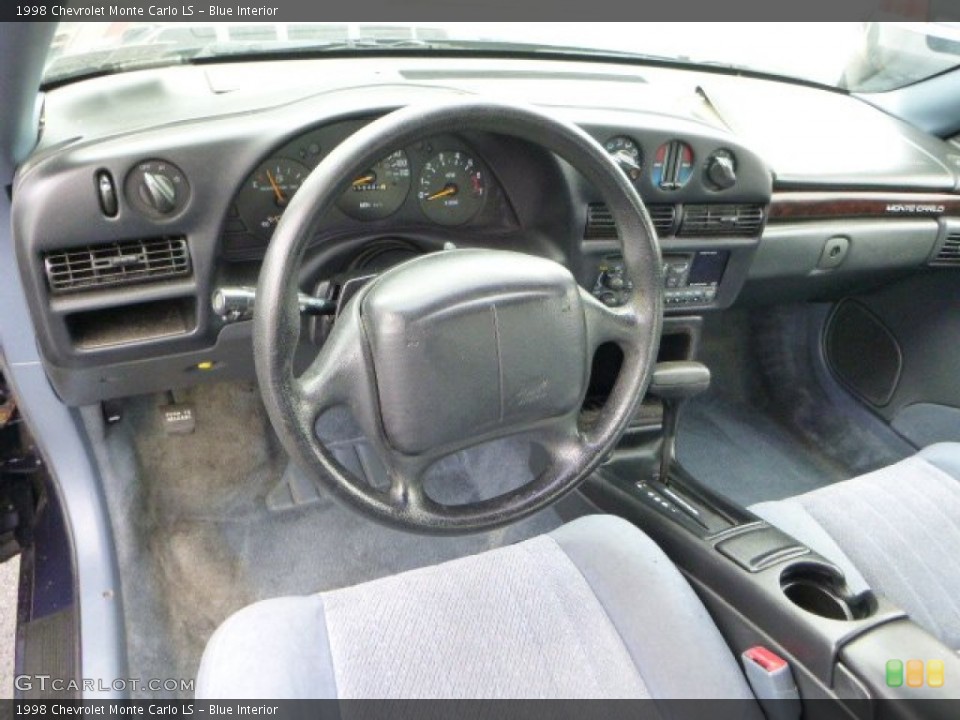 Blue Interior Dashboard for the 1998 Chevrolet Monte Carlo LS #82216718