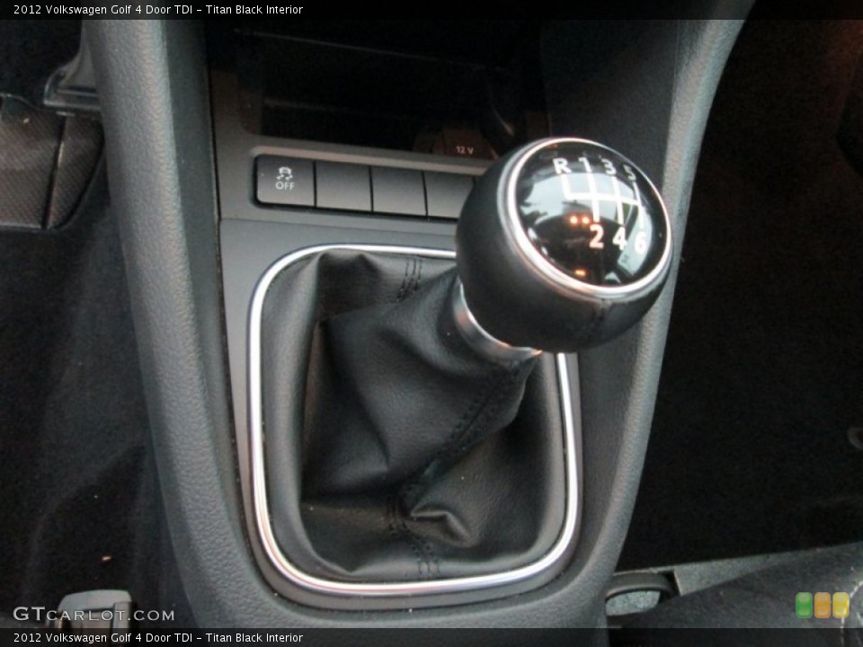 Titan Black Interior Transmission for the 2012 Volkswagen Golf 4 Door TDI #82216920