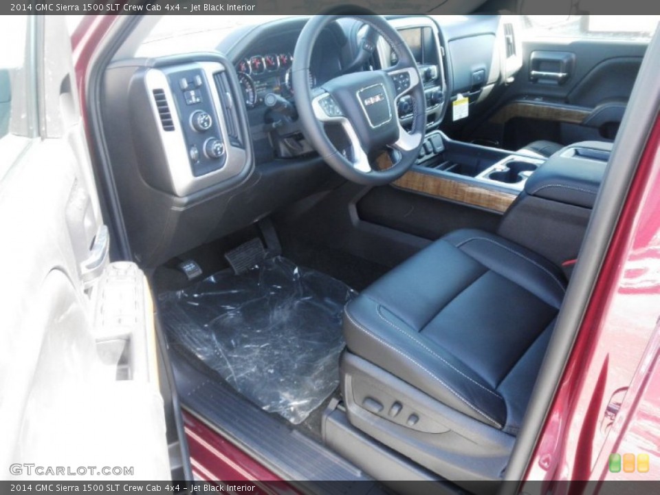 Jet Black Interior Prime Interior for the 2014 GMC Sierra 1500 SLT Crew Cab 4x4 #82217020