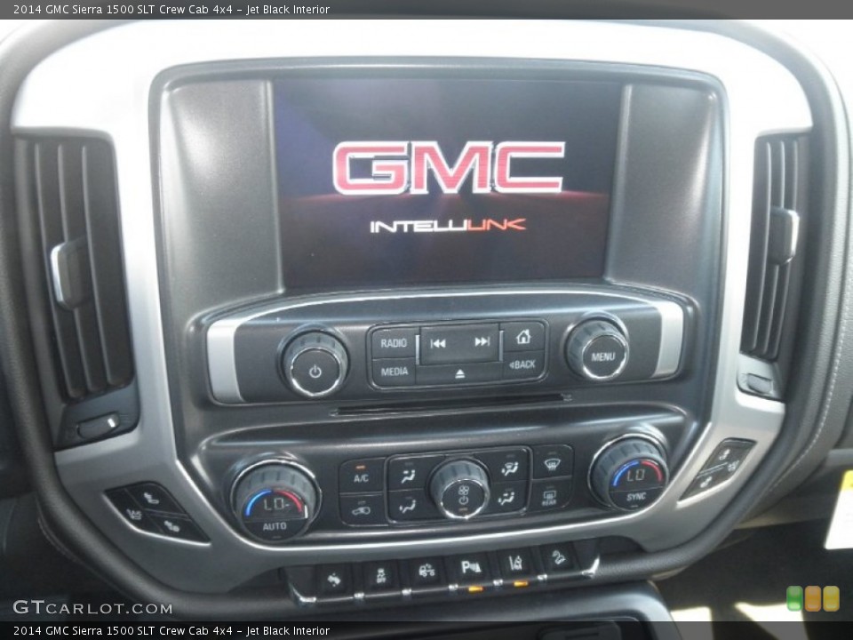 Jet Black Interior Controls for the 2014 GMC Sierra 1500 SLT Crew Cab 4x4 #82217041