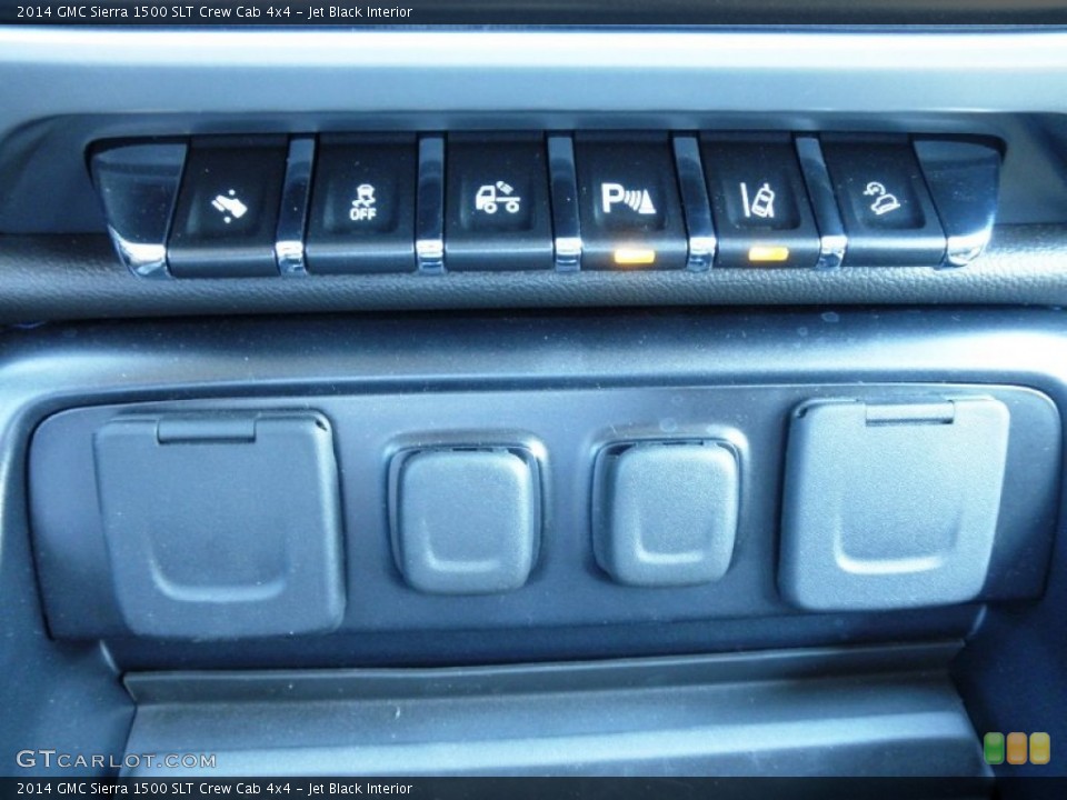 Jet Black Interior Controls for the 2014 GMC Sierra 1500 SLT Crew Cab 4x4 #82217164